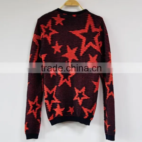 Women Clothing Colourful Mottled Pullover Blended Women Knitted Sweater photo-2