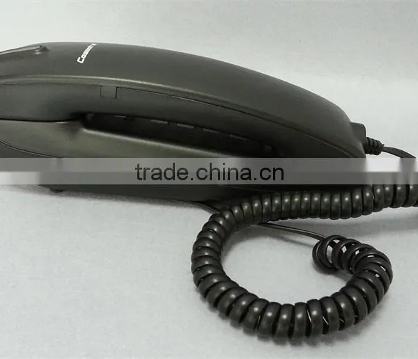 Hotel Guest Room Bathroom Mini Size Black or White Wall Mount Telephone photo-6