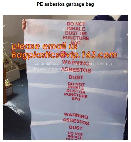 BUILDING FILMS, Asbestos Bag, PE Asbestos Bag, Building Waste Bag Asbestos Bag, Building Waste Bag Asbesto, Rubble Sacks photo-5