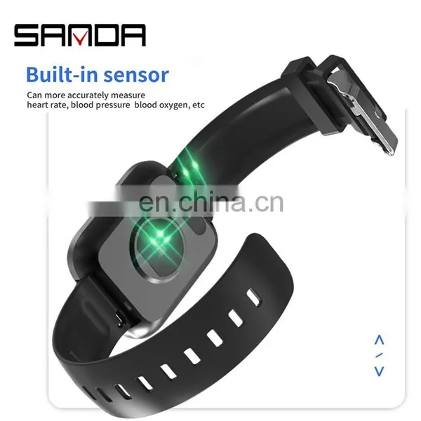 SANDA P30 Custom Message Reminder Heart Rate Monitor Oem Android Smart Watch for Ladies photo-4