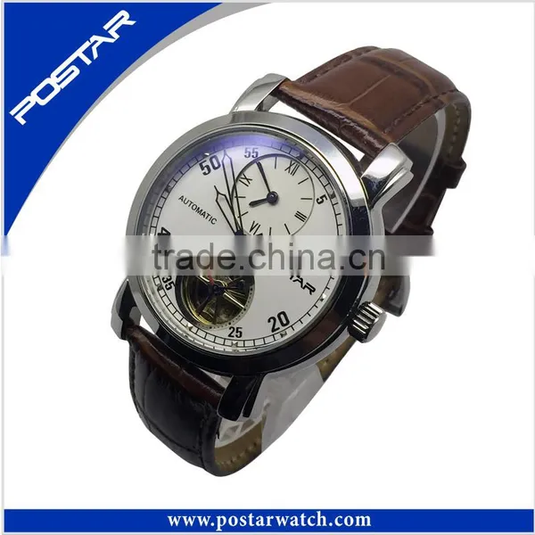 New Fashion Leather Mechancial Watches PSD-2945 photo-2