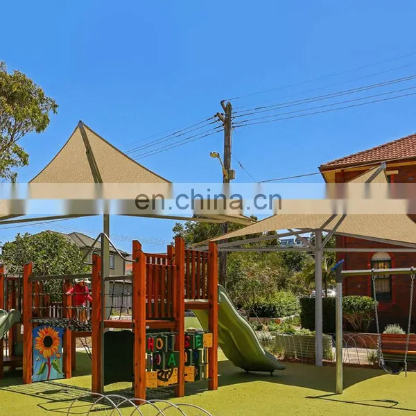 160gsm-320gsm 80%-95% Shading UV Block Sand Triangle Sun Shade Sail for Carport Shade Cloth photo-5