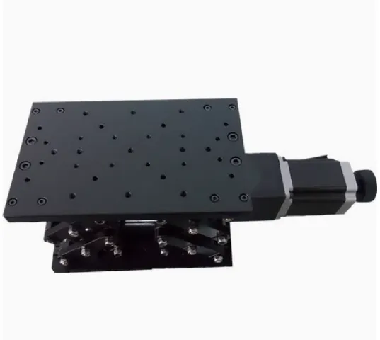 Electric Lift Table Stroke 120mm Scissor Type Displacement Adjustment Table Vertical Z-axis Lift Table photo-4