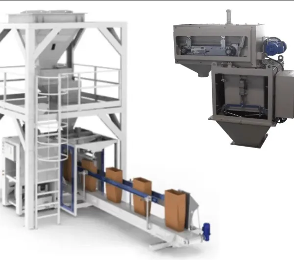 Automatic Dry Sand 25 Kg 20 Kg Open Mouth Bag Packaging Machine Multi-Function Rice Seed Grain Dog Food Feed Weighing Packing Machine