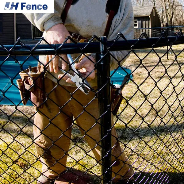 PVC Coated Chain Link Fence for Playground & Sports Field Fencing photo-1