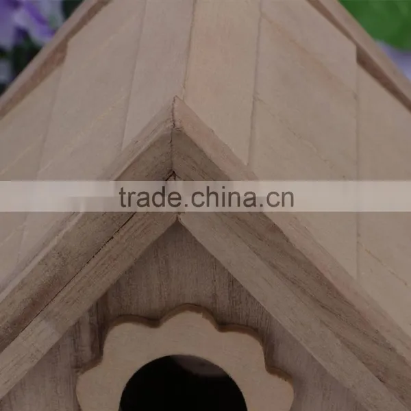 China Supplier Crafts Hang Christmas Wooden Bird House Wholesale Modern Design Wooden Bird House High Quality Wooden Bird House photo-5