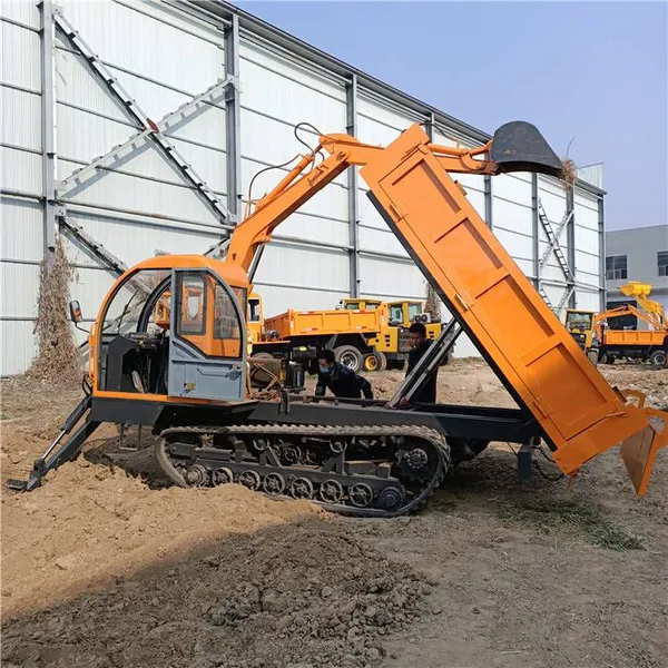 Tracked Excavator Mounted on Truck for River Channel Dredging, Gecko Tracked Excavator, Self-dumping Excavator Mounted on Truck photo-3
