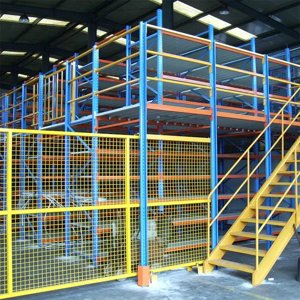 Mehrstöckiges Zwischengeschossregalsystem Stahlplattform Lagerlagerung Industrielles Zwischengeschossbodenregalsystem photo-4