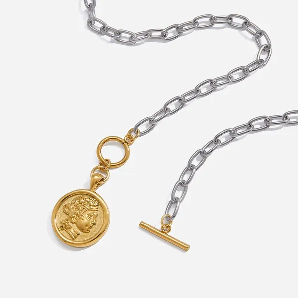 Sea Water Resistant Stainless Steel Necklace - 0.5 Micron TiN Layer - REACH Compliant photo-4