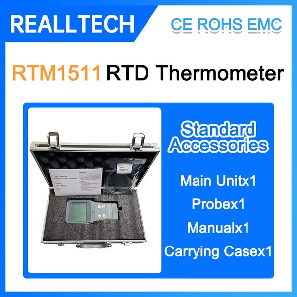 High-precision Pt1000 Resistance Thermometer With 0.1℃ Accuracy Model: RTM1511 photo-4
