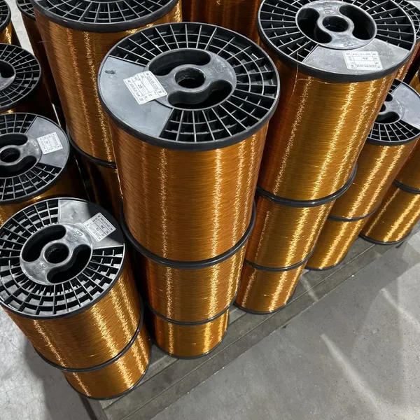Heat Resistance SWG Standard CCA Winding Copper Clad Aluminum Cable Wire Enameled for Pump Motor photo-4