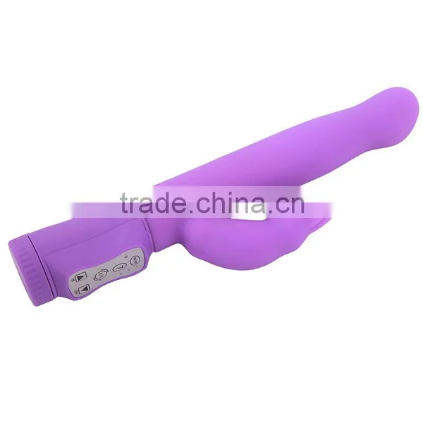 Hot Dual Action Clit Stimulator, Vibe Orgasmic Thrusting Dolphin Male Dildo Penis Dong Cock for Female Pleasure photo-3