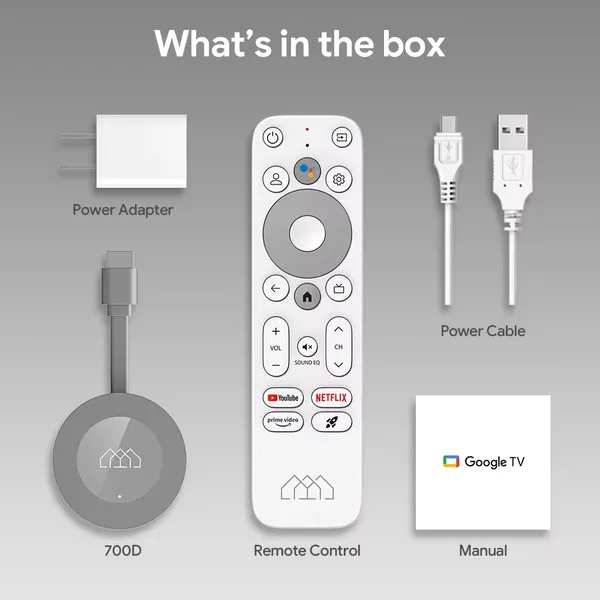 2026 New Google Certified TV Dongle Homatics Dongle G 4K 2g 32g Dual WiFi5 Bt5.0 Hdr10 With Netflix Dolby Atoms for Media Streaming photo-4