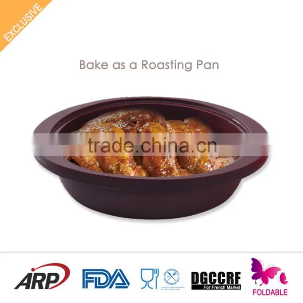 100% Food Grade Silicone Collapsible Food Steamer