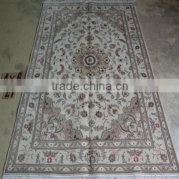 2015 Handmade Green and Grey Colour Chinese Knot Braid Carpets and Rugs for Living Room photo-4
