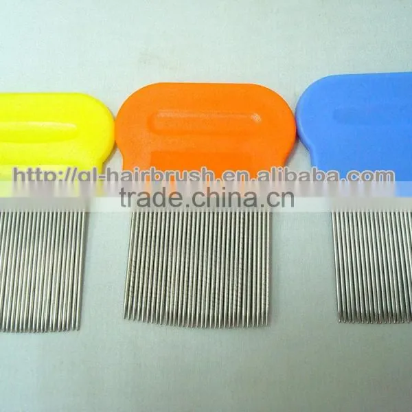 Professional Long Metal Teeth Hair Lice Comb , Round Head Lice Treatment photo-4