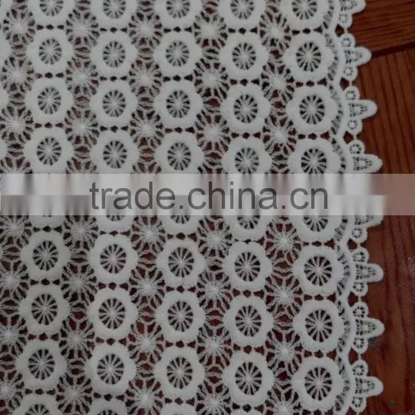 Wholesale Polyester Lace Fabric Embroidery Milk Silk Full Lace Design for Garment Accessory photo-2