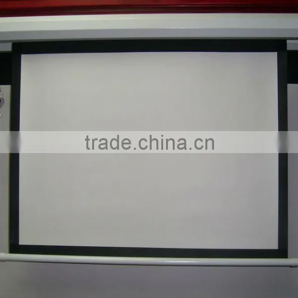 Motorized Projector Screen With IR Remote Control 72-300''