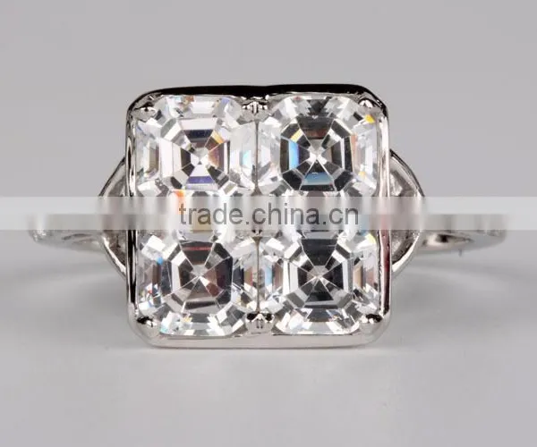 2015 Best Selling Jewelry In Dubai Silver Ring Big Stone photo-4