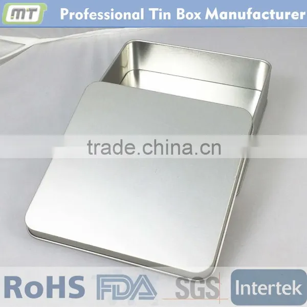 Square Silvery Tin Box photo-3