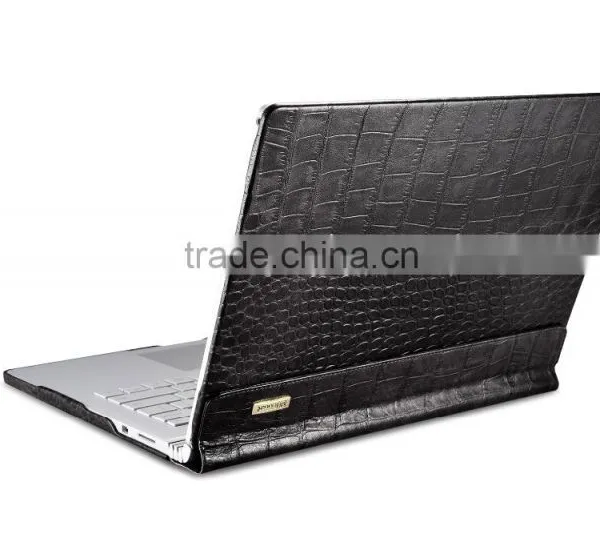 Icarer Luxury Crocodile Grain Genuine Leather Case for Surface Book 13.5 Inch photo-6