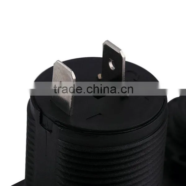 12V Dual Car Cigarette Lighter Socket 2 USB Adapter Charger Digital Voltmeter Power Splitter Rechargeable Electronic Lighter photo-4