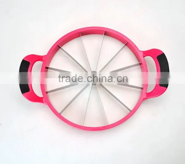 S/S+ABS+TPR 29*21*6.5Kitchen Gadgets Watermelon Slicer Corer photo-2