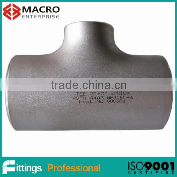 WP316L Welding Tee Reducing