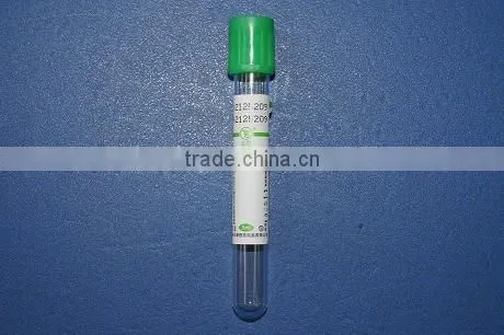 Medical Vacuum Blood Collection Tube Lithium Heparin Tube