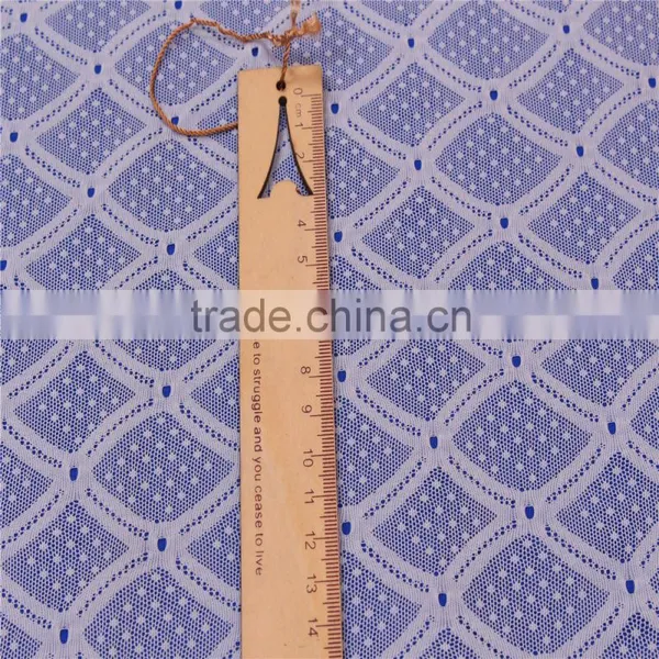 Thinner Geometric Stretch Mesh Lace Fabric for Fashion Design Lace Baju Kurung photo-5