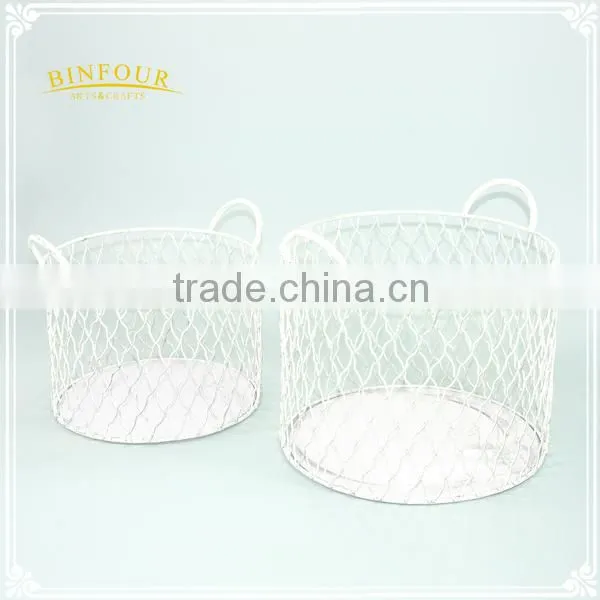 Iron Cookware Storage Basket Home Daily Kitchen Storage Container photo-2