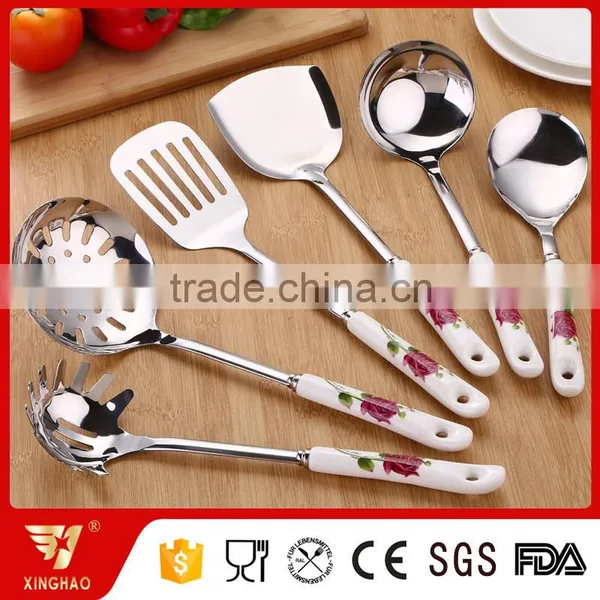 Hot Sale Ceramic Utensil Set China Utensil Set 6pcs