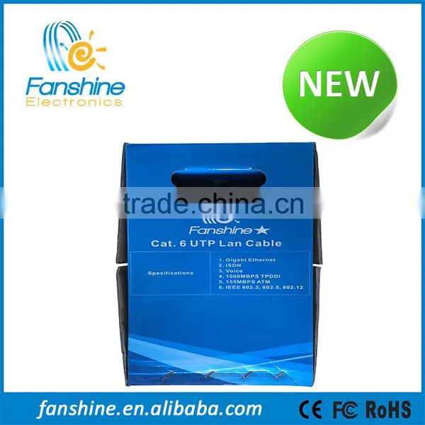 Fanshine Fast Speed 0.58mm CCA 4 Pairs Cat6 Network Cable photo-3
