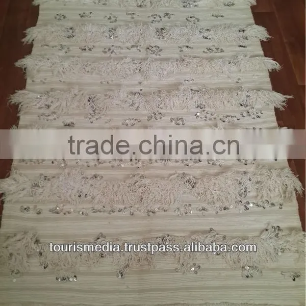 Vintage Moroccan Wedding Blanket 180cm x 105cm Wholesale of Handira