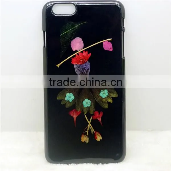3D DIY Custom Flower Phone Case for Iphone 6, Flower Grass Flip Phone Case, Flower Leaf Phone Cover for Iphone