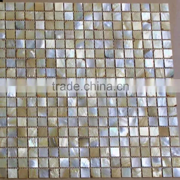 Luxury Speical Design MOP Gold Lip Shell Mosaic Tile,interior Wall Mosaic,bathroom Border Tiles