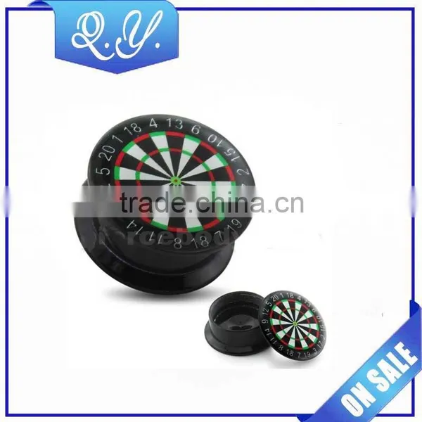 Custom Printing Tunnel Jewelry Plastic Screw Plug Ear Gauges Plug photo-5