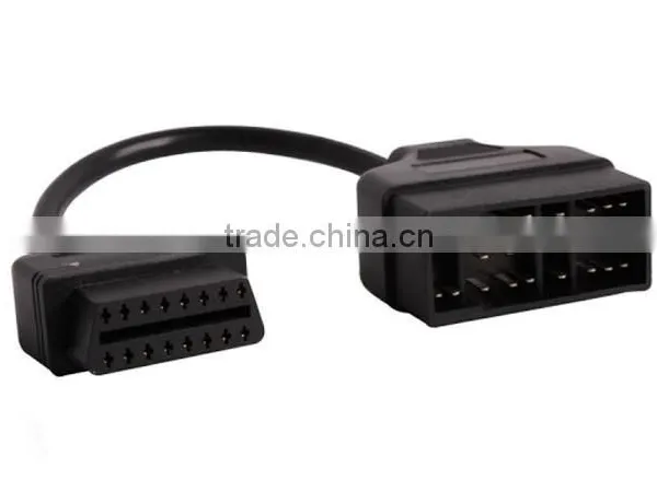 Promotion For Toyota 22Pin To 16Pin Female OBD 2 Cable Connector Adapter Cable Car Diagnostic Tool photo-3