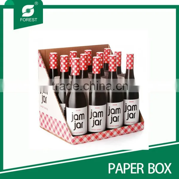 CORRUGATED CARDBOARD BOX FOR WINE BOTTLES WITH DIVIDER photo-3