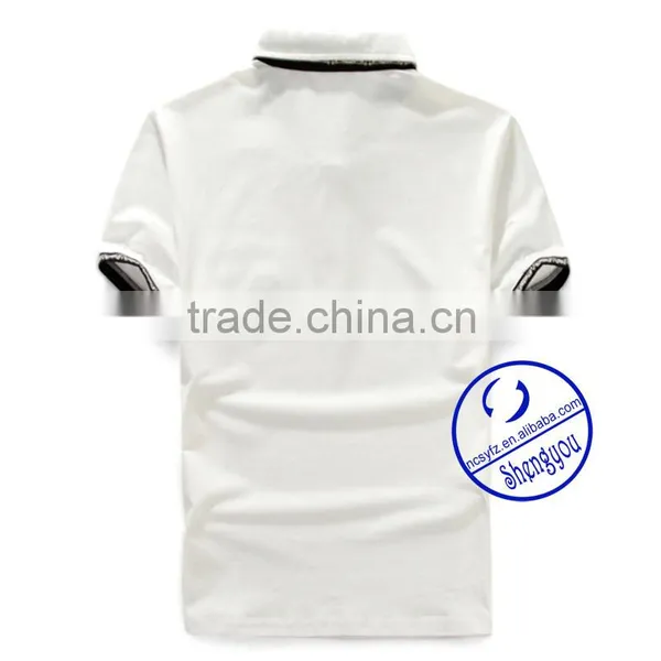 Custom Wholesale China100 Cotton Plain Mens Polo Shirts photo-5