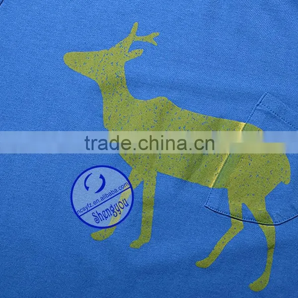 China T-shirt Supplier Wholesale Custom Printing T-shirt With Pocket photo-4