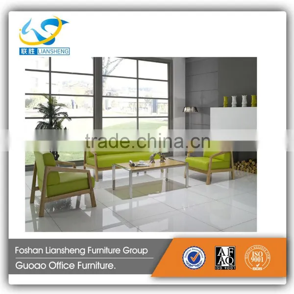 2016 Elegant White Long Office Leather Sofa Set Designs photo-5