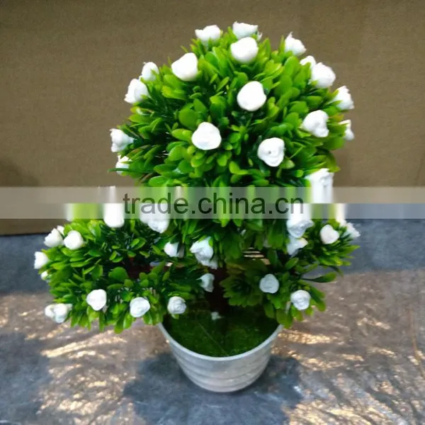 Home & Indoor Decoration, Fashion Artificial Green Mini Bonsai photo-3