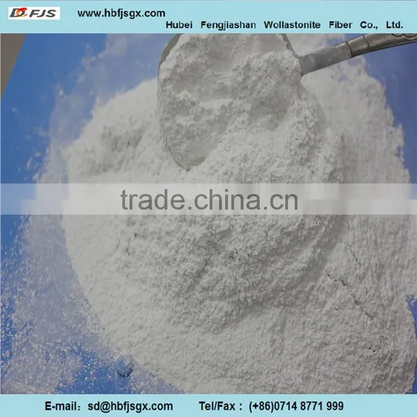 Plastic and Rubber Application Super Fine CaSiO3 Wollastonite Price photo-2