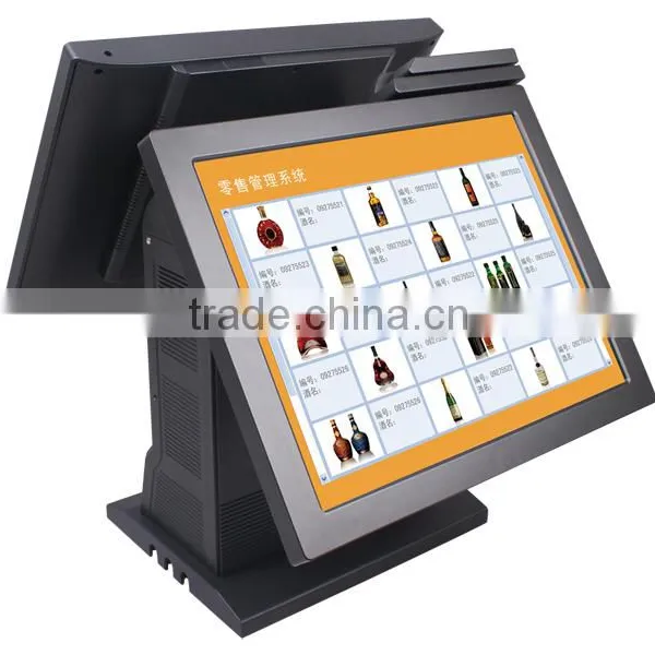 Pos Terminal Dual Screen or Specialty Store Cashier System ZQ-T9060D From Zonerich