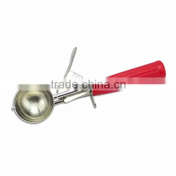 High Quality Tainless Steel Ice Cream Spoon With Plastic Handle