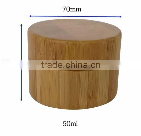 50g Hot Sale Bamboo Cosmetic Container, Bamboo Cosmetic Packaging, Cream Jar Europe photo-2