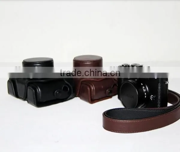 Factory High Quality Lovely Stylish Leather Camera Bag in Dongguan photo-4