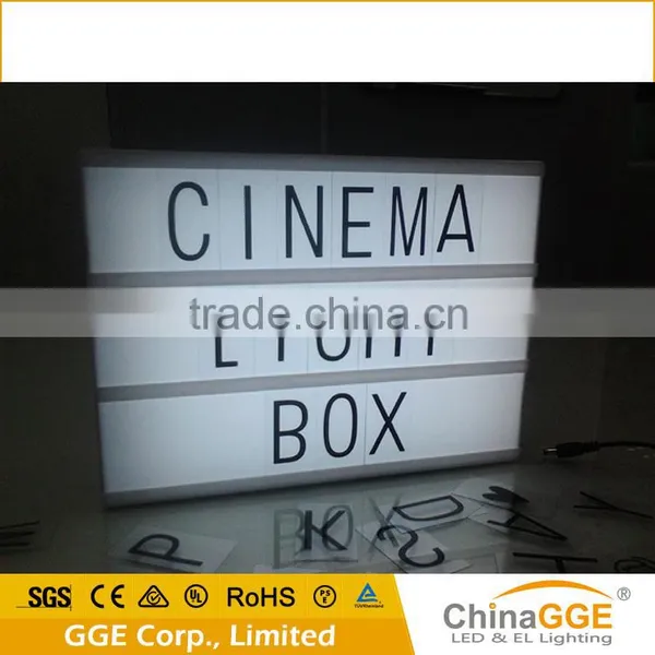 Cinematic Style Lightbox Vintage Cinema Coloured Letters Matching Light Box for Home Light up Quality Choice photo-2