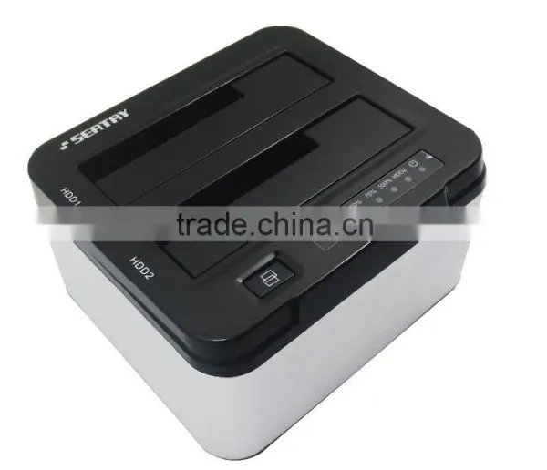 High Quality USB3.0 Dual Bay 2.5 and 3.5 Sata Hard Driver Dock(2 in 1) photo-3